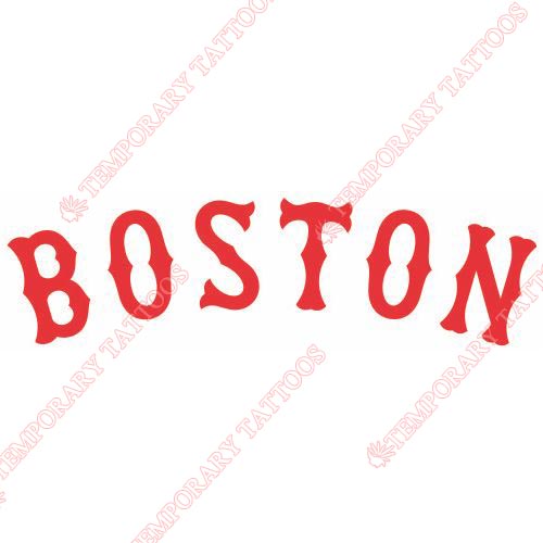 Boston Red Sox Temp Tattoos : Customize Temporary Tattoos,Kids