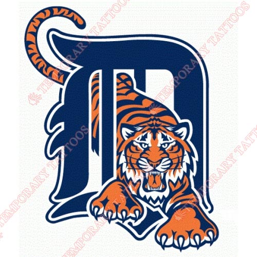 Detroit Tigers Glitter Tattoo Stencil  Henna Caravan