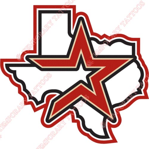 Houston Astros – Heart – Temporary Tattoo – Biggest Decal Shop