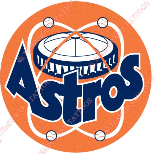 Houston Astros – Heart – Temporary Tattoo – Biggest Decal Shop