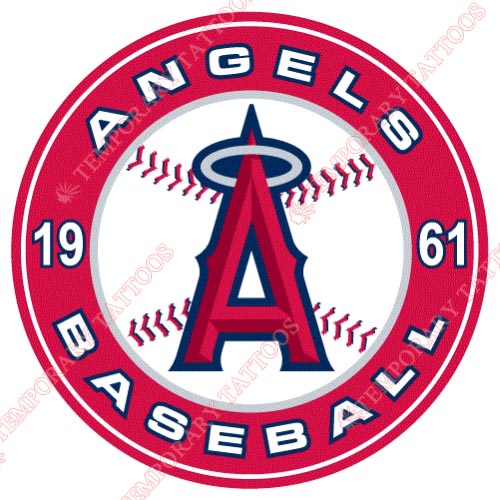 The Angels Baseball Sticker Design Clipart Vector, Sticker Design