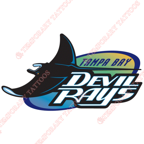 Tampa Bay Rays MLB Temporary Tattoos - Dragon Sports