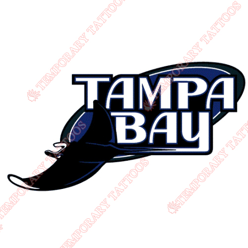 Tampa Bay Rays Tattoos 10ct