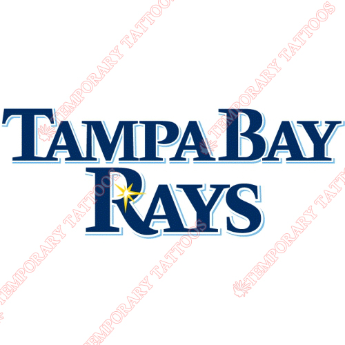 Tampa Bay Rays Tattoos 10ct