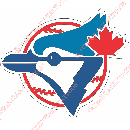 The Sports Vault Toronto Blue Jays Tattoo Sheet