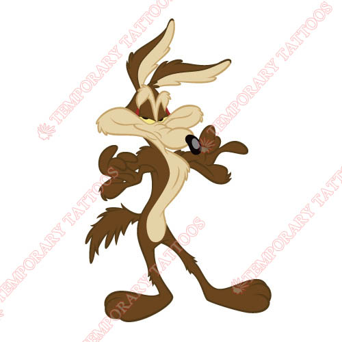 Wile E Coyote Customize Temporary Tattoos Stickers NO.729 ...