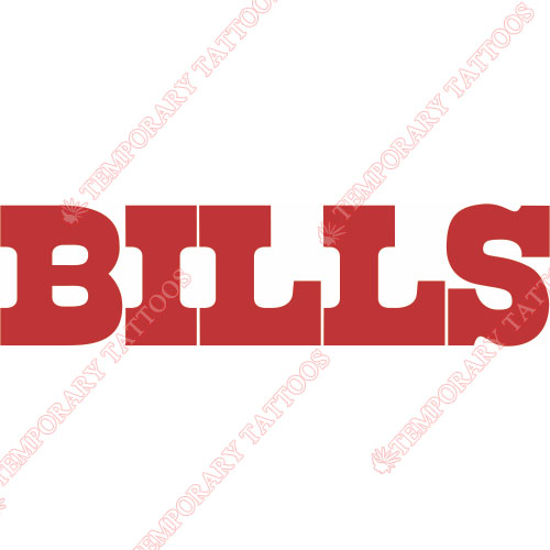 Buffalo Bills Temporary Tattoos  Detroit Game Gear