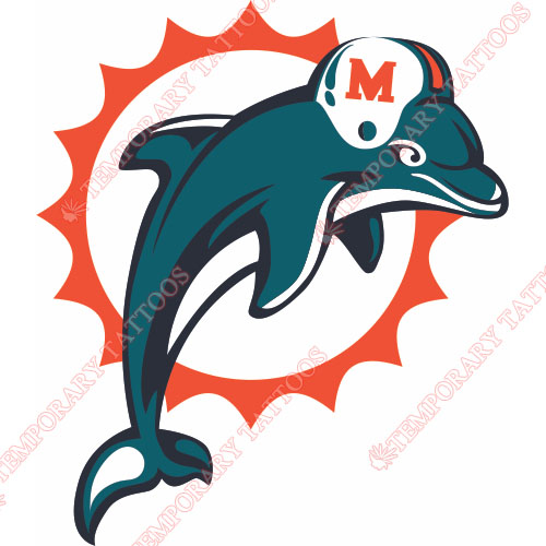 Miami Dolphins logo tattoo  Tattoos, Dolphins tattoo, Miami dolphins