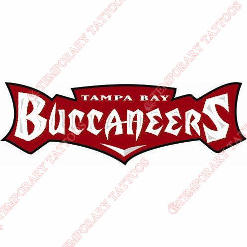 Tampa Bay Buccaneers Team Logo Transfers Rub-On Stickers/Tattoos