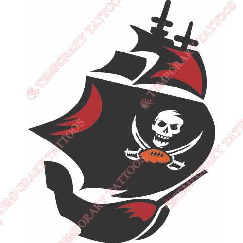 Tampa Bay Buccaneers Team Logo Transfers Rub-On Stickers/Tattoos